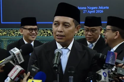Hasan Nasbi, Penasihat Khusus Presiden Bidang Komunikasi. (Sumber: Youtube/Setpres)