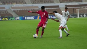 pertandingan Dewa United U-20 kontra Bhayangkara FC U-20