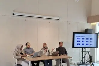 Diskusi peluncuran hasil riset oleh Themis Indonesia