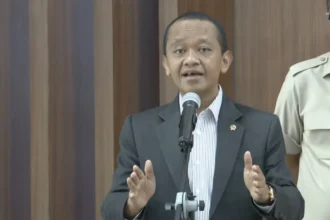 Menteri ESDM, Bahlil Lahadalia di DPR RI. (Sumber: Owrite/Rika Pangesti)