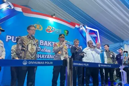 Kapolri Listyo Sigit Prabowo menanggapi soal batas usia pensiun polri yang baru, 23 Juni 2026.