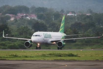 Pesawat A320 milik maskapai Citilink. (Sumber: Citilink)